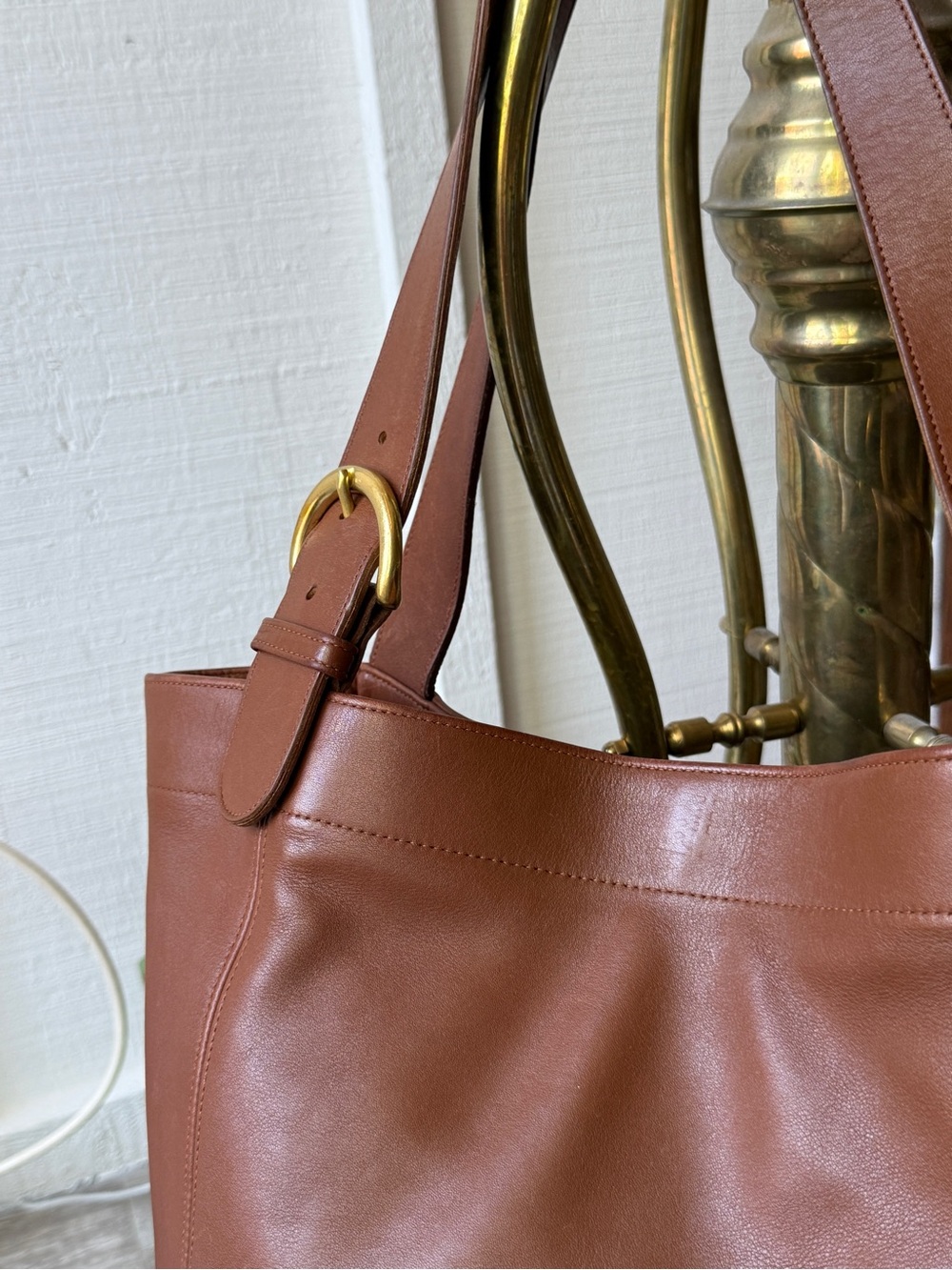 VTG Coach SoHo Bag | British Tan | Well Loved | Holds It All - Picture 4 of 14